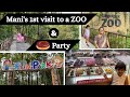 Manis first visit to a zoo  fish aquarium  doughnut party  shally panwar vlogs