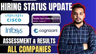 Hiring Updates | Cisco, Infosys, Purplle, Cognizant & Upcoming Hirings | Off Campus Drives