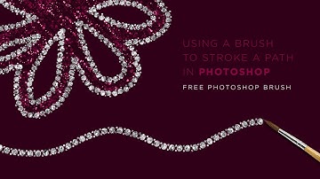 Photoshop Tip: Using a brush to stroke a path + Free Brush Download