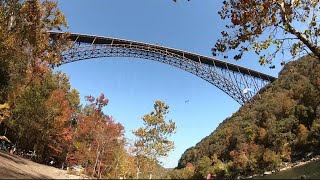Bridge Day returns after two-year hiatus on a beautiful day with thousands of spectators