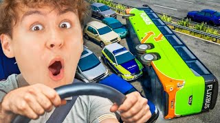 Mit RIESEN BUS Nach FRANKFURT! - Fernbus Simulator screenshot 5