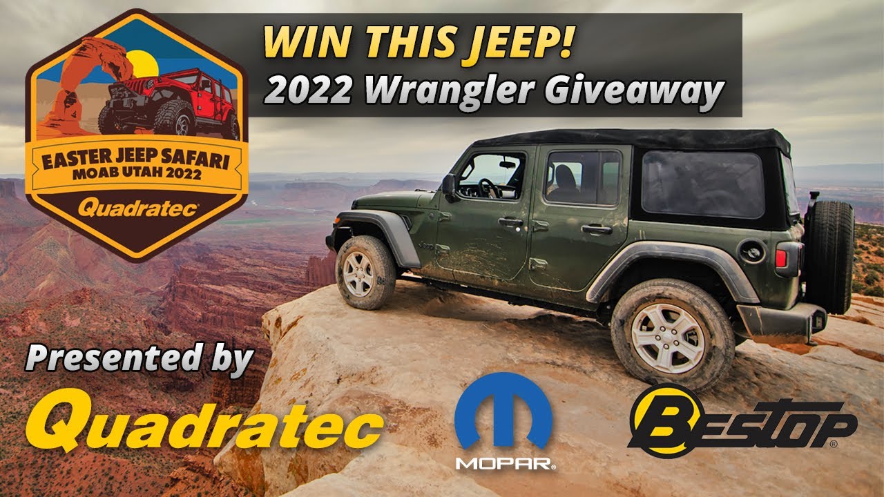 Win this Jeep! 2022 Jeep Wrangler Giveaway Announcement - YouTube