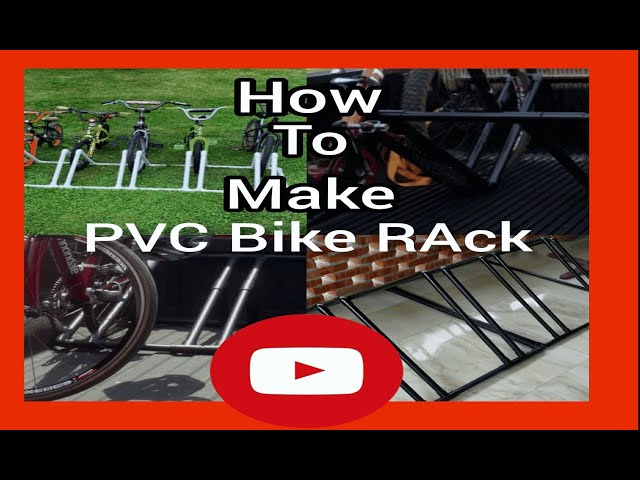 PVC Bicycle Stand For 6€ How To Make An Easy Bike Stand - Cheap DIY Bike  Stand PVC Βάση Ποδηλάτου 