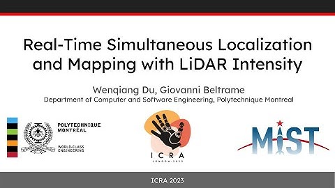 Real-Time Simultaneous Localization and Mapping with LiDAR Intensity