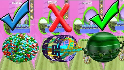 Going Balls levels 833  To  841 super speedrun gameplay, Android iOS walkthrough Gaming.