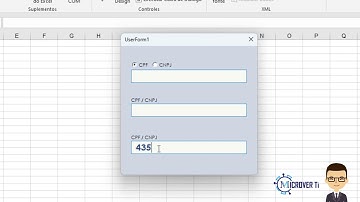 Excel VBA - Máscara de CPF e CNPJ em único TextBox | Interface Simplificada