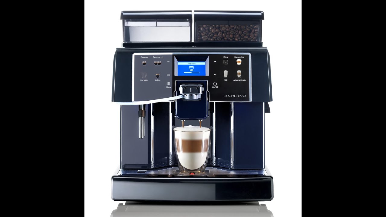 Saeco Aulika Evo Focus Bean to Cup Coffee Brewer YouTube