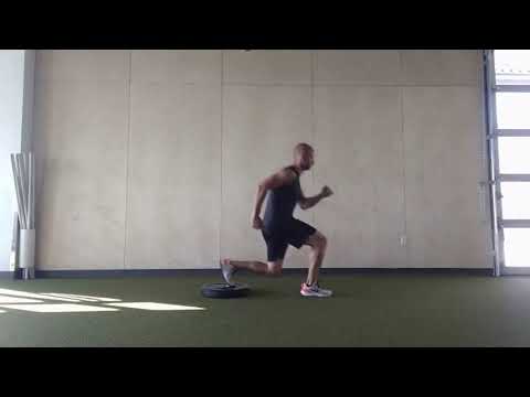 Elevated Forward Lunge for Increased Deceleration Ability