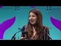 Lauren Duca wins Best in Journalism || Shorty Awards 2017