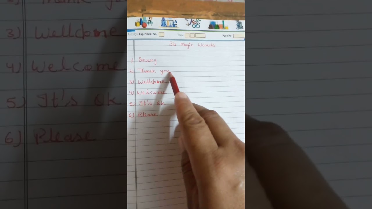 Magic words for kids 