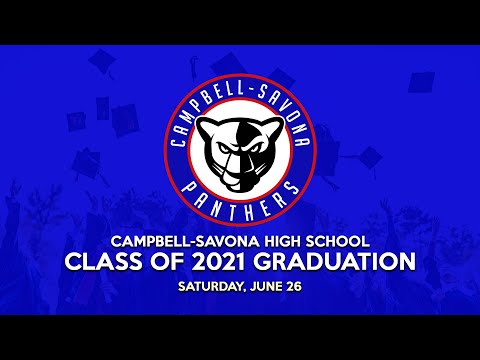 Campbell Savona Class of 2021 Graduation