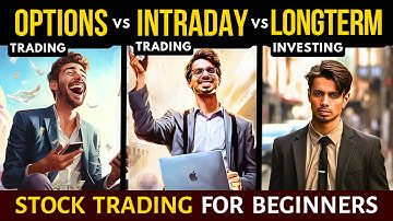 Options Trading VS Intraday VS Swing VS Long-term Investing in Stock Market