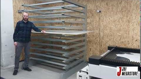 Lightweight Duty Cantilever Racking for 8x4 Sheet Materials