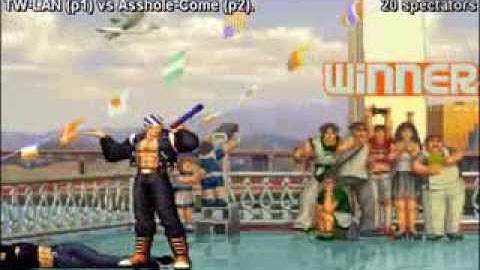 GGPO KOF 2002 TW LAN vs Asshole Come part 1