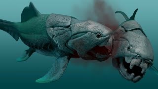 [Fish grow grow]dunkleosteus play피드 엔 그로우 둔클레오스테우스 플레이 상어도 잡아먹는 둔클찡!~