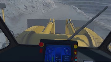 Simulations | VR | Training | Front End Loader Simulator on Motion Platform with Mark