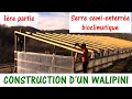 Construction dune serre semienterre  1re partie