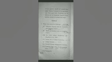 ug compulsory course b.a./b.sc./b.com.sem.6 ENVIRONMENT STUDIES question paper CDLU 2022