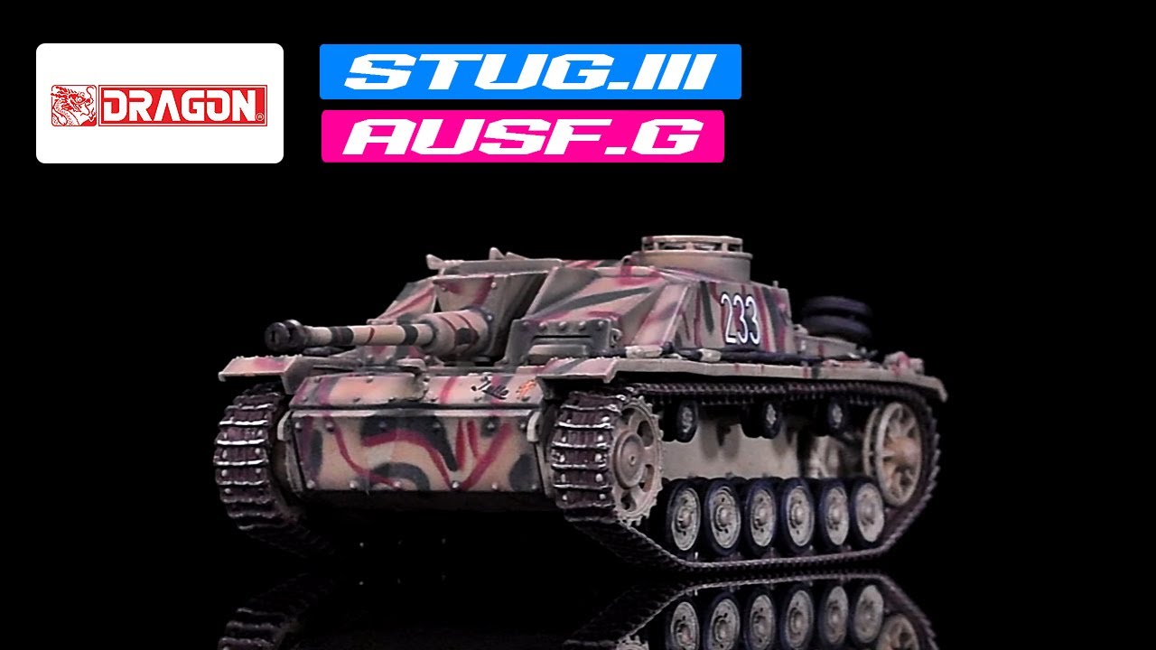German Stug. III Ausf.G (Kursk 1943, Das Reich Division) - die cast - modèle de collection - Dragon Armor 60464