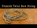 How to make a Flemish Twist bow string.