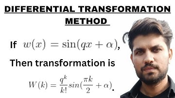 differential transformation method || Using DTM theorem # 6 proof || transformation function