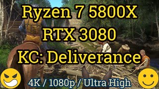 Ryzen 7 5800X + RTX 3080 = KINGDOM COME: DELIVERANCE [4K/1080p