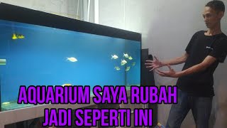 AQUARIUM DENGAN SISTEM BOTTOM DRAIN DAN SKIMMER