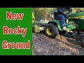 JD 400 rototiller in action How to rototill your garden breaking new ground