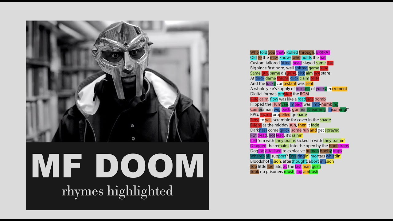 new mf doom lyrics new mf doom lyrics