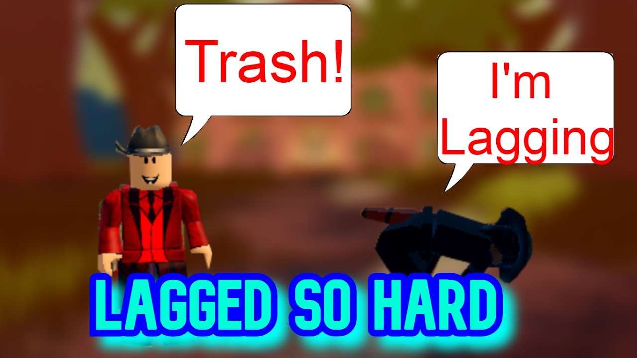 I Lagged So Hard Against Trash Talker The Wild West Roblox Youtube