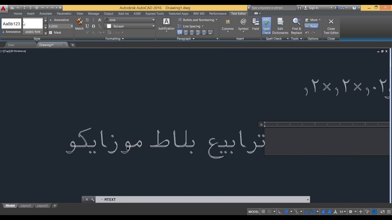 Arabic fonts for autocad download