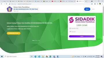Tutorial Update Data siswa pada SIDADIK Tahun 2021