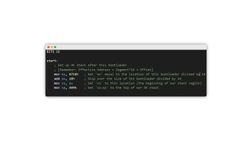 Using x86_64 Assembly to create a simple Boot Loader.