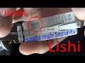 (448) HON66 Lishi Picking Honda High Security Lock Open & Back to Lock