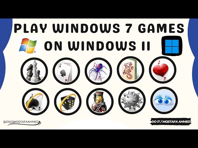 How to Install Windows 7 games on Windows 11/10