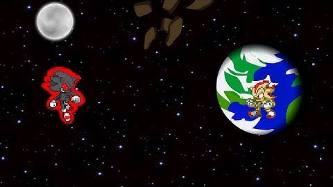 SSF2 Mod Battle: Fleetway Dark Super Sonic Vs Super Shadow