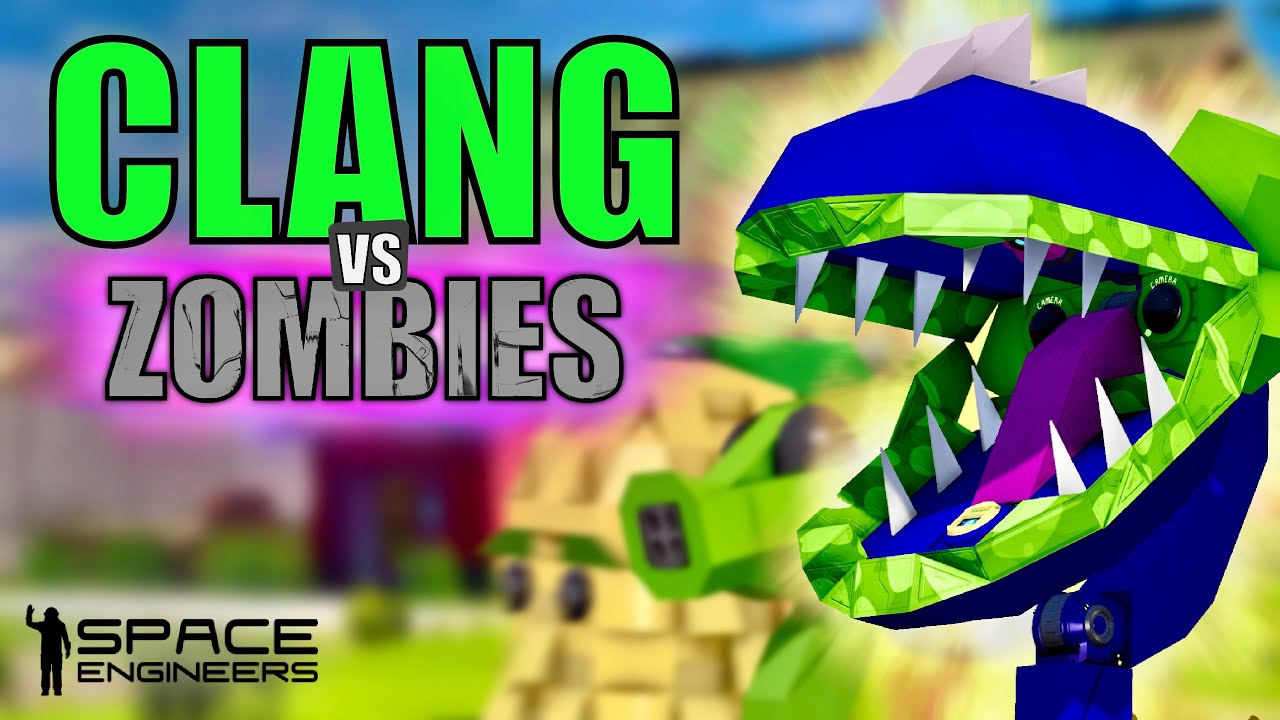 Clang vs. Zombies | Space Engineers - YouTube