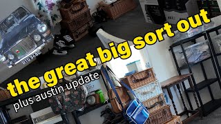 creating a WORKROOM for EBAY and VINTED plus AUSTIN update!