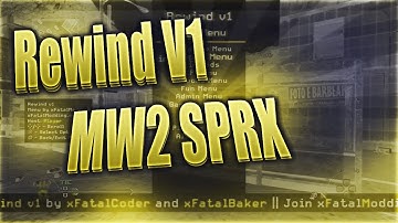 [PS3] Rewind V1 MW2 SPRX Mod Menu [1.14]