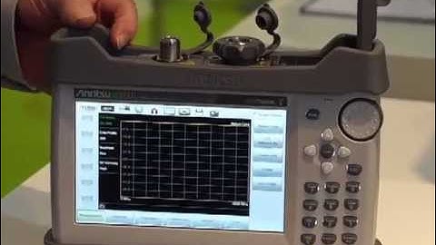 2013 MWC Anritsu 9th generation SiteMaster overview S331L