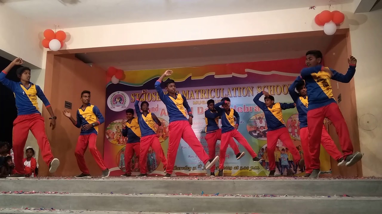 Mugaiyur st.joseph matriculation school annnual day _2019  9th dream team boys dance