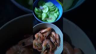 shortvideo yummy shrimp And pipino