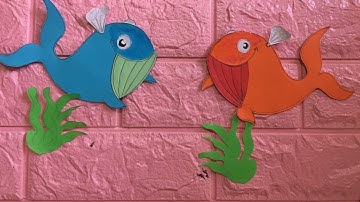 hướng dẫn cắt con cá voi bằng giấy thủ công