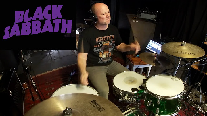 Black Sabbath Drums version - Drums performance video thumbnail