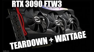 RTX 3090 FTW3 Teardown, Capacitors, Thermals, Power Draw