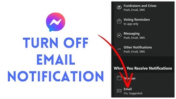 How to Turn off Facebook Messenger Email Notifications 2024?