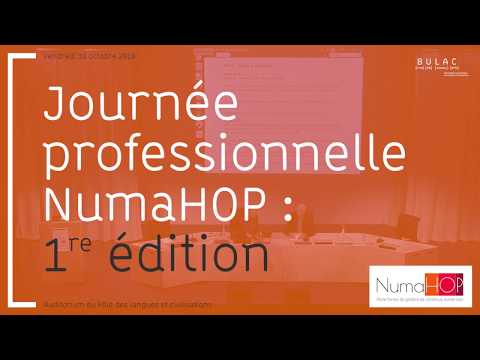 Journée NumaHop #1 - Pourquoi une journée NumaHOP ?