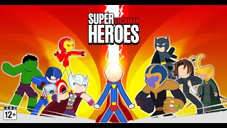 15s Super Stickman Heroes - Bat StickMan vs Super Stickman - gameplay - Download Now 1920x1080 screenshot 4