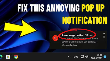 Fix Power surge on the USB port in Windows 11 / 10 /8/7 | How To Solve POWER SURGE ON THE USB PORT ✅