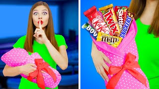 7 Funny Ways to Sneak Food into the Movies 2! || Crazy DIY Tips and Tricks by RATATA! image